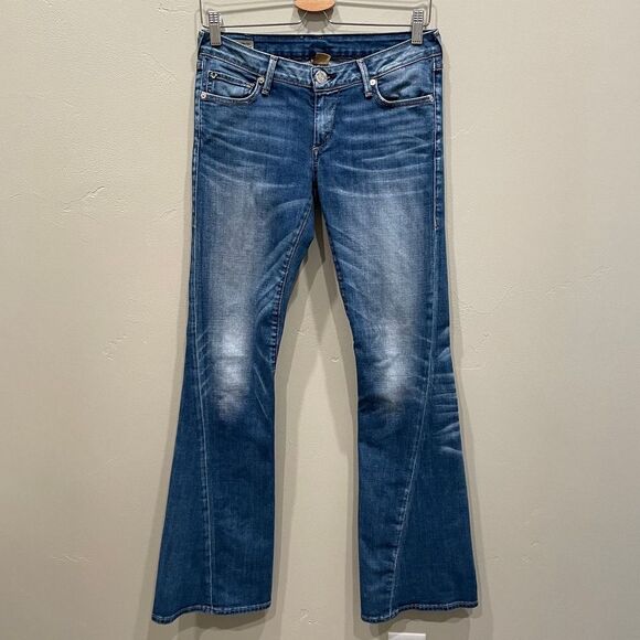 True Religion Joey Low Rise Flare Jeans - Size: 28 - Picture 1 of 10